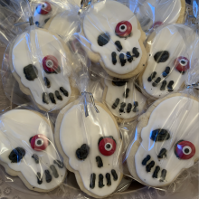 Scary Skeleton Cookies